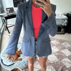 cinq á sept blazer. size 4. never worn.